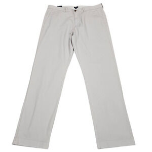 J.Crew Flex Pants Mens 36x32 Beige Khaki Straight Chino Regular Fit Stretch